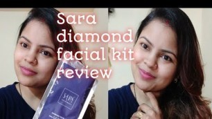 'How to do facial at home step by step for beginners || sara diamond facial kit || barkha om tripathi'