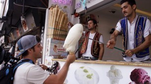 'Turkish Ice Cream Tricks in Istanbul'