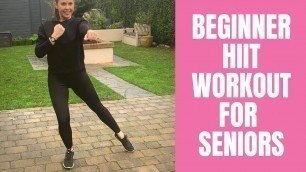 'Senior Fitness- Beginner HIIT Workout for Seniors'