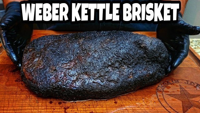 'How To Smoke A Brisket On A Weber Kettle - 60 Year Old Weber Kettle'