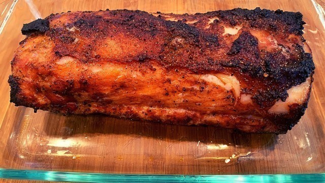 'How to Smoke Pork Loin on Pellet Grill Traeger'