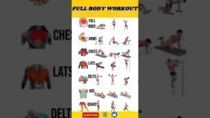 'Full Body Workouts for Men #body #fitness'