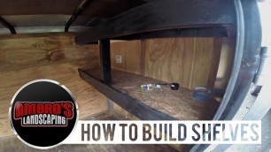 'How To Build Shelving In Your Enclosed Trailer | DIY'