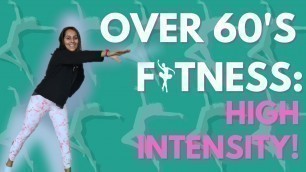 'High Intensity Music Mix Workout Video - Senior Fitness Over 60\'s || Rosaria Barreto'