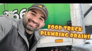 'How to Build your Food Truck:  Drains for the Water Tanks'