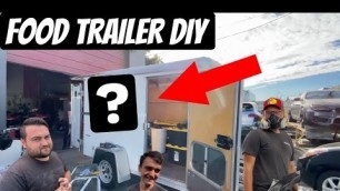 'DIY WELLS CARGO INCLOSED TRAILER  FOOD TRUCK BUILD!!! (EPIC RESULTS)'