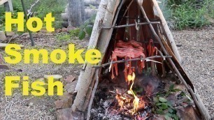 'How to Hot Smoke Fish- Primitive Style'