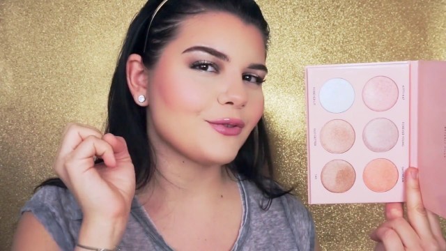 'Best Highlighter Palette? Anastasia X Nicole Guerriero Glowkit! Review+Swatches'