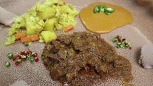 'Sega Wat Recipe, Ethiopian Food Beef Stew (ወጥ) - ጸብሒ'