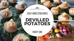 'DEVILLED POTATOES - EASY HORS D\'OEUVRES #4'