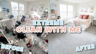 'Clean With Me // Extreme Cleaning Motivation and Organization Hacks'