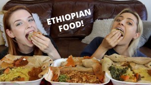 'ETHIOPIAN FOOD MUKBANG!'