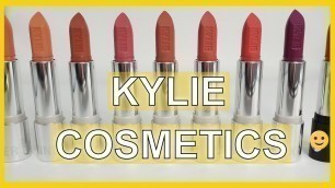 'KYLIE COSMETICS  |  Creme Lipsticks  |  SWATCHES'