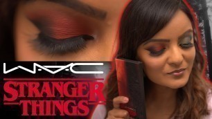 'MAC STRANGER THINGS MAKEUP REVIEW 2022 | TUTORIAL | SWATCHES | VOID PALETTE!!!'