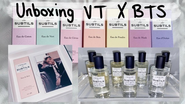 'UNBOXING VT X BTS PERFUMES | REVIEW'