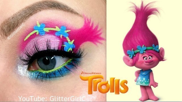 'Trolls Poppy Makeup Tutorial'