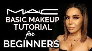 'MAC COSMETICS BASIC MAKEUP TUTORIAL for BEGINNERS'