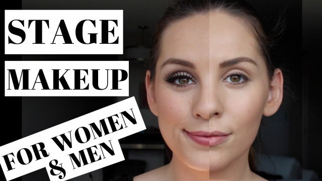 'Basic Stage Makeup for Men AND Women'