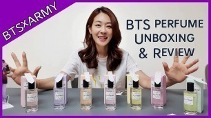 '[ENG sub] BTS perfume Honest review , 방탄소년단 VT X BTS 향수 리뷰'