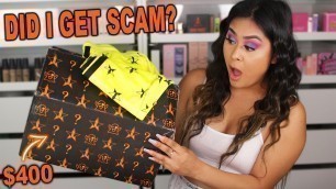 '$400 Jeffree Star Cosmetics Mystery Box! DID I GET SCAMMED?'