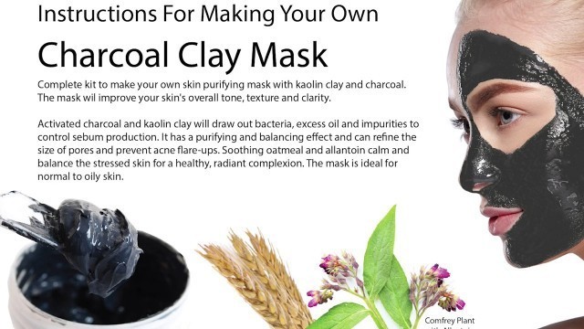 'Charcoal Clay Mask Kit - Making Cosmetics DIY Tutorial'