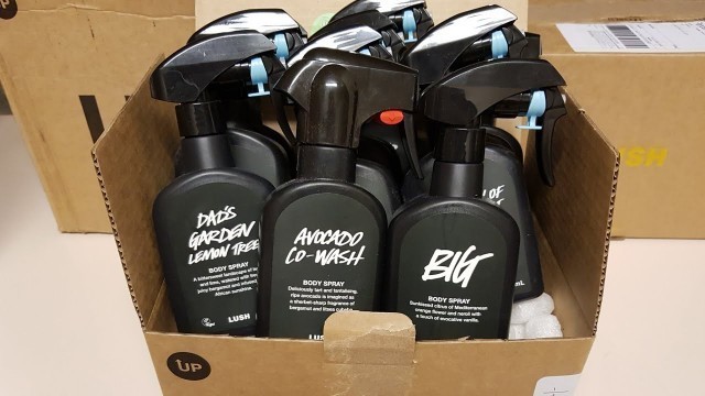 'LUSH Cosmetics Body Spray Haul and First Impressions!'