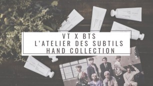 '[ASMR] Unboxing VT X BTS Subtils Hand Lotion and some BT21 Makeup'
