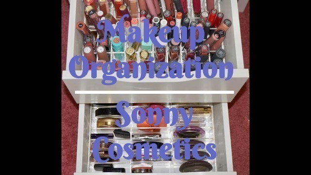 'Makeup Organization | Sonny Cosmetics Organizers | Brianna Mae'