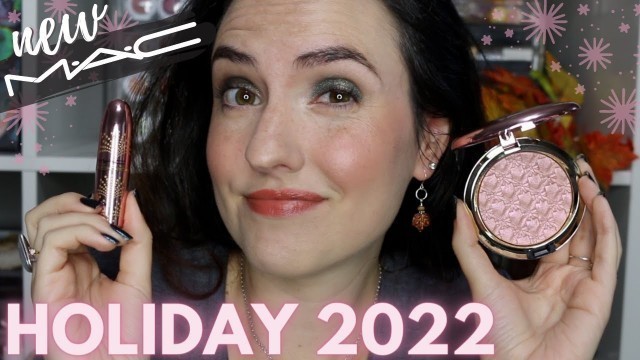 'MAC Cosmetics Holiday 2022 Bubbles + Bows Collection | MAC Haul, Swatches + Tutorial'