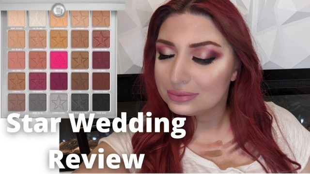 'Jeffree Star Cosmetics Star Wedding Palette Review Liquid Star Eyeshadow Wedding Proof Setting Spray'