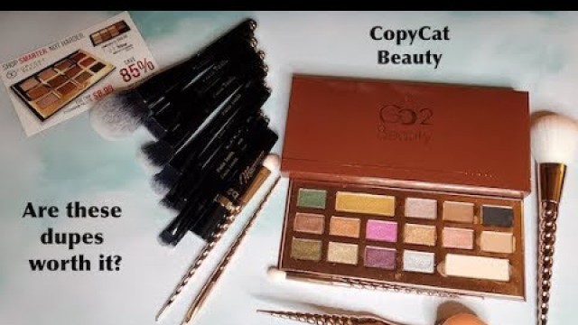 'UNBOXING COPYCAT BEAUTY | BHAD BHABIE AKA DANIELLE BREGOLI\'S NEW BEAUTY BRAND | DUPES & MORE!'