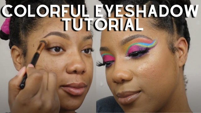 'GLAMMEDUPDEE: HOW TO COLORFUL EYESHADOW MAKEUP TUTORIAL'