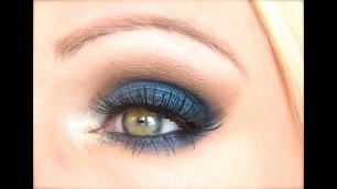 'MAC Makeup Tutorial - Blue Smokey Eye'