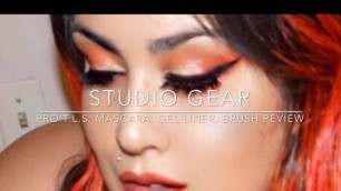 'Studio Gear Cosmetics | PRO T.L.S. Mascara, Gel Liner, Brush Review'