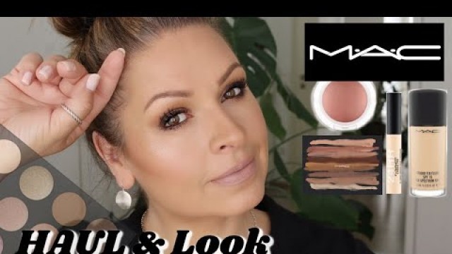 'MAC HAUL und LOOK Ü40 mit Glow Play Blush u Art Library Palette in Nude Model I Mamacobeauty'