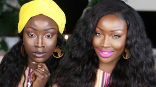 'SOFT GLAM MAKEUP TUTORIAL BROWN/DARK SKIN'