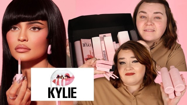 'testar allt från KYLIE COSMETICS & KYLIE SKIN..........'