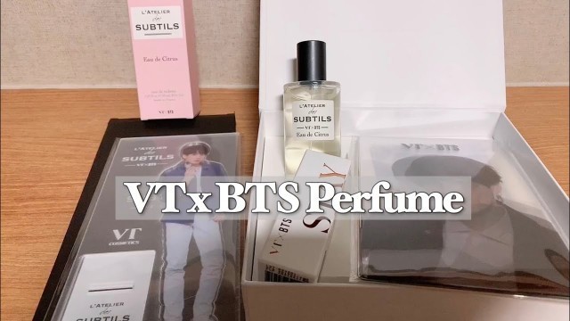 'Unboxing VT x BTS Perfume with Acrylic Standee'