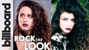 'Lorde Halloween Makeup Tutorial ft. MAC Cosmetics Artist Michelle Clark | Billboard Rock The Look'