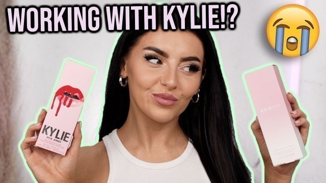 'Working with KYLIE JENNER!? Full Glam Using Kylie Cosmetics!'