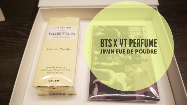 'Unboxing VT x BTS Perfume - Eau de Poudre (Jimin) & VT x BT21 Farewell gift (Mang)'