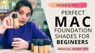 'M.A.C Studio Fix Fluid Foundation | How to choose perfect shade 