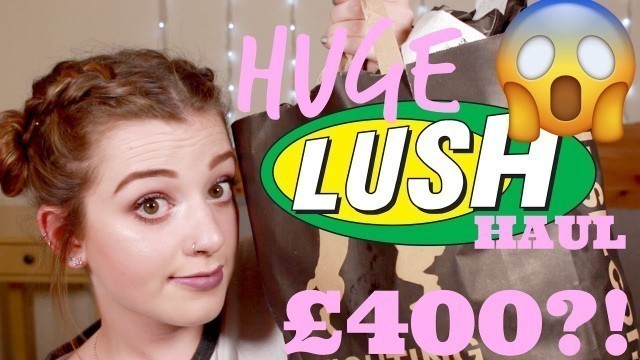 'THE BIGGEST LUSH HAUL ON YOUTUBE (last lush haul as an employee)  • Melody Collis'