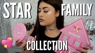 'STAR FAMILY COLLECTION - Jeffree Star Cosmetics Review & Swatches!'