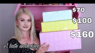 'JEFFREE STAR COSMETICS SPRING PREMIUM, DELUXE, & SUPREME MYSTERY BOX UNBOXING 2021 | Vanessa Lopez'