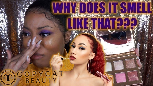 'COPY CAT BEAUTY CAN CASH ME OUTSIDE!! | BHAD BHABIE MAKEUP BRAND REVIEW'