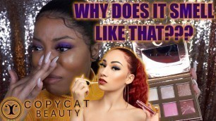 'COPY CAT BEAUTY CAN CASH ME OUTSIDE!! | BHAD BHABIE MAKEUP BRAND REVIEW'