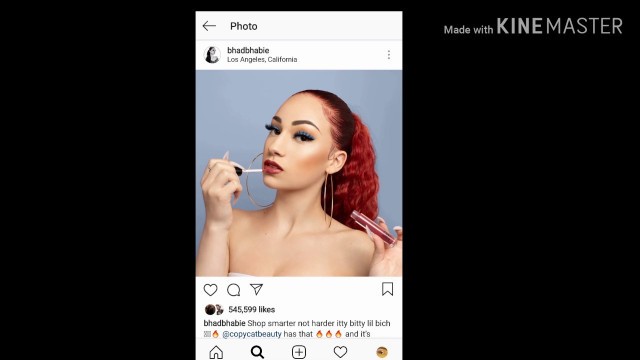 'Bhad Bhabie makeup exposed'