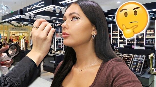 'GETTING MY MAKEUP DONE AT A MAC MAKEUP COUNTER | ItsSabrina'