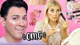 'I TRIED FOLLOWING A MANNY MUA MAKEUP TUTORIAL! | Aspyn Ovard'